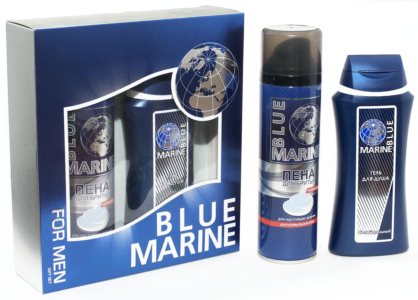 фото Подарочный набор FESTIVA Blue Marine (Гель для душа 250 мл. + Пена для бритья 200 мл.) муж