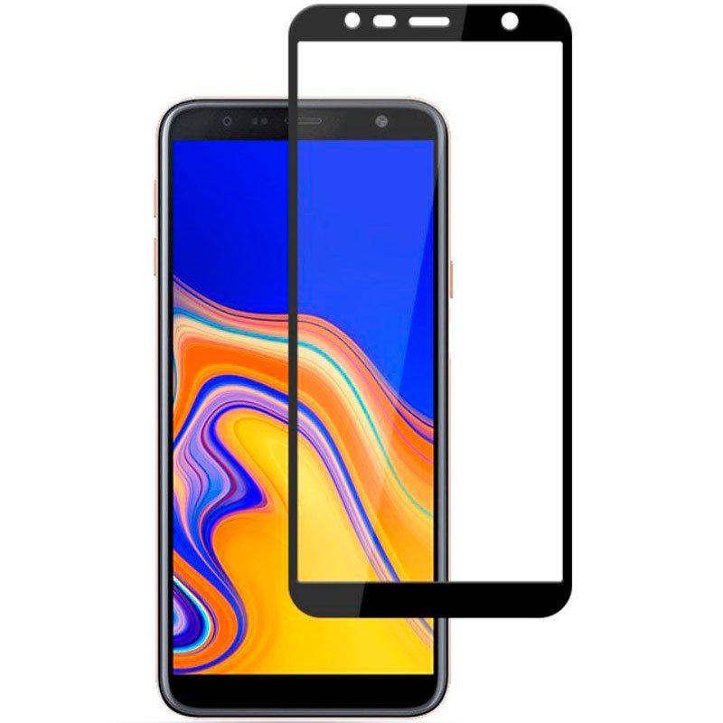 фото Полноприклеивающееся защитное стекло для Samsung Galaxy J6 Plus Нет бренда