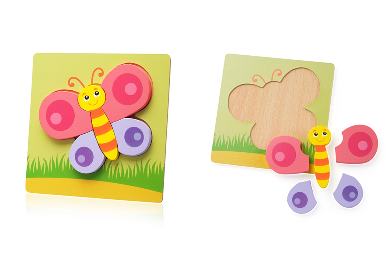 фото Деревянный 3D пазл с животными FindusToys Small 3D Puzzles Animal Puzzles