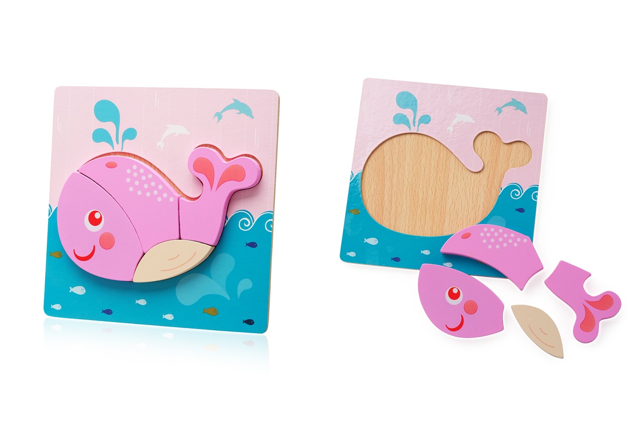 фото Деревянный 3D пазл с животными FindusToys Small 3D Puzzles Animal Puzzles