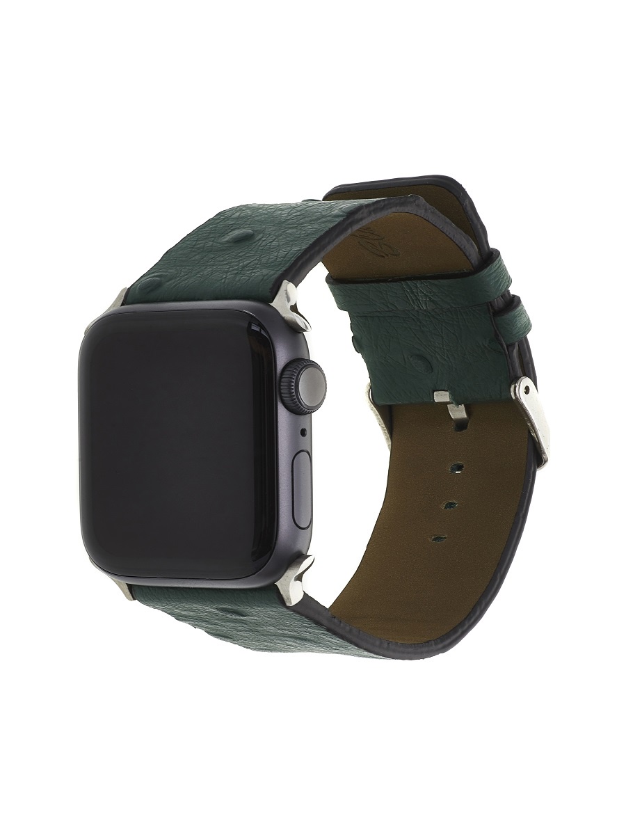 фото Ремешок для часов Apple Watch 42 мм зеленый His
