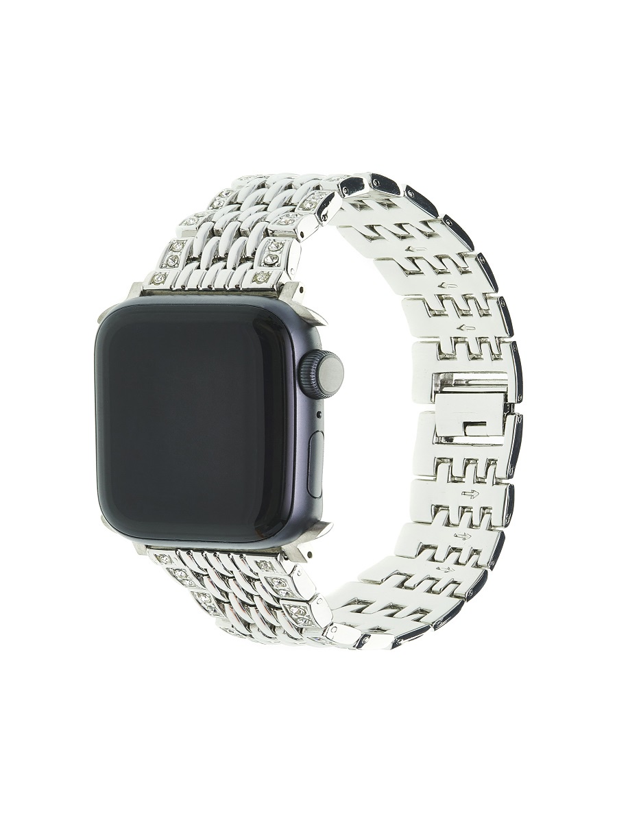 фото Ремешок для часов Apple Watch 42-44 мм серебристый His