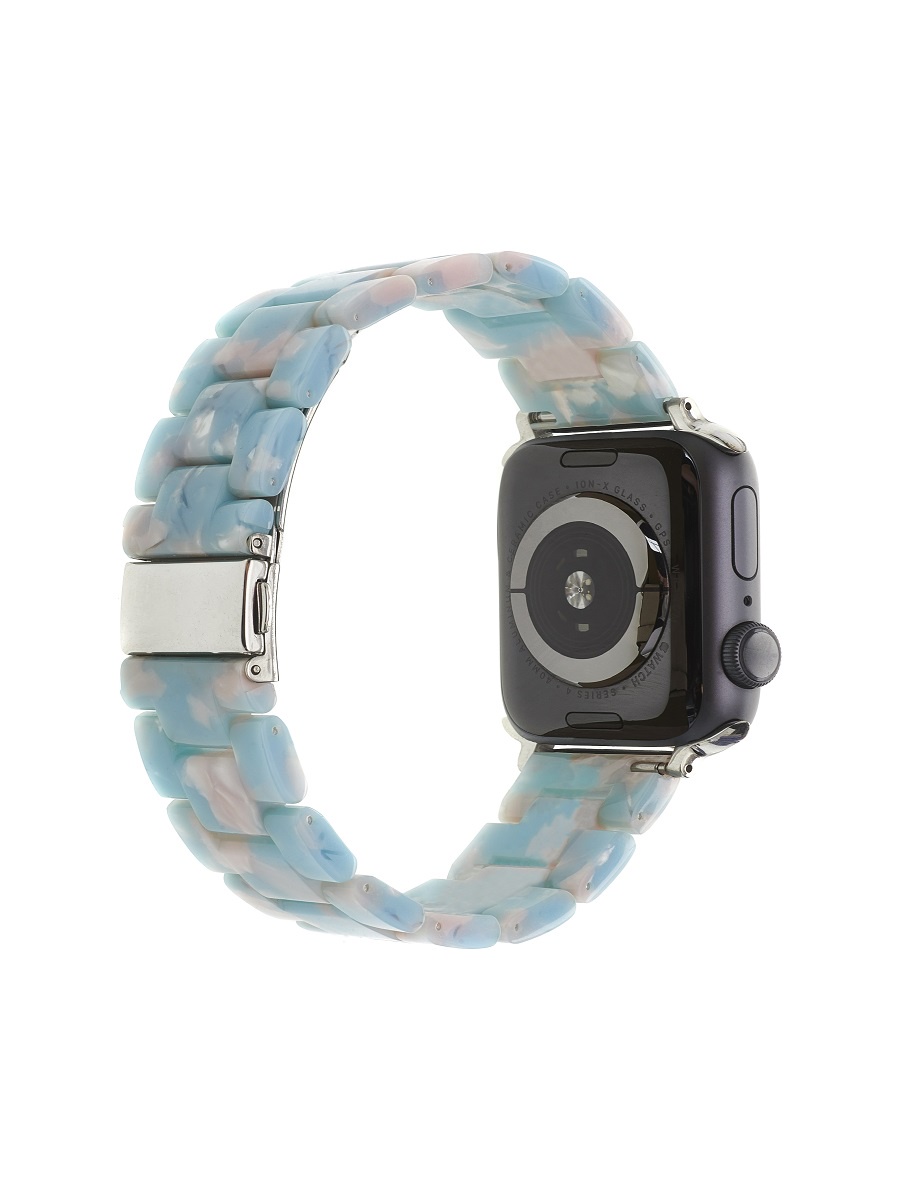 фото Ремешок для часов Apple Watch 42-44 мм голубой камень His