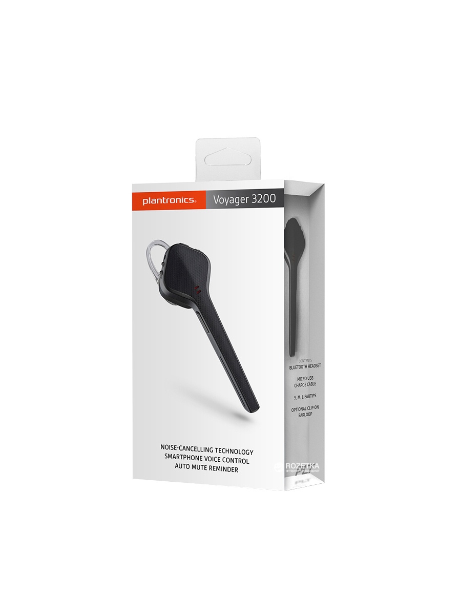 фото Bluetooth-гарнитура Plantronics Voyager 3200, Black