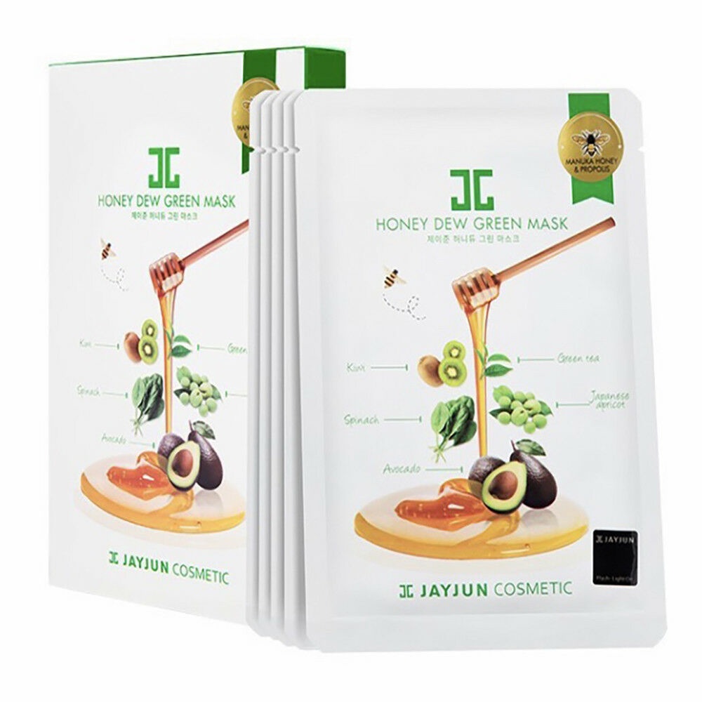 фото JAYJUNHoney Dew Green Mask Маска для лица увлажняющая и восстанавливающая Jay jun