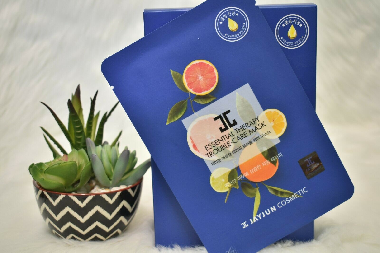 фото JAYJUN Essential Therapy Trouble-Care Mask Маска для лица смягчающая и успокаивающая Jay jun