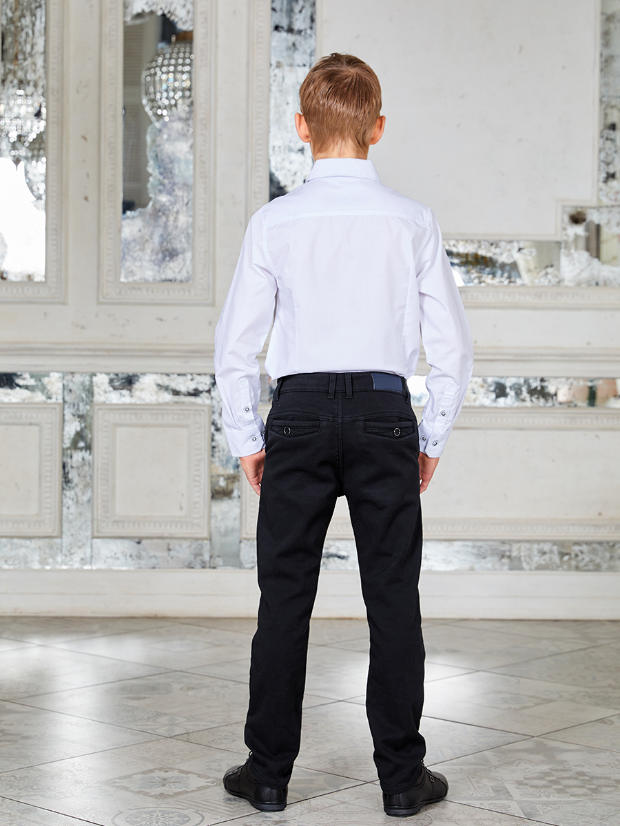 Школьные брюки для мальчика вид сзади