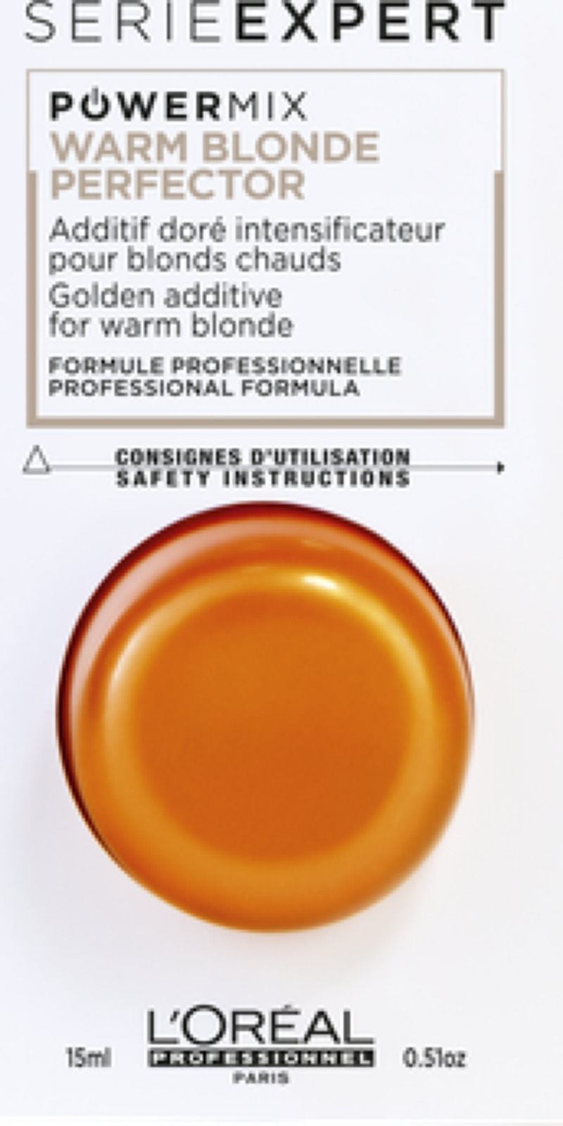 фото Шот для волос L'Oreal Professionnel флюид-добавка Powermix, с золотистым пигментом, 15 мл