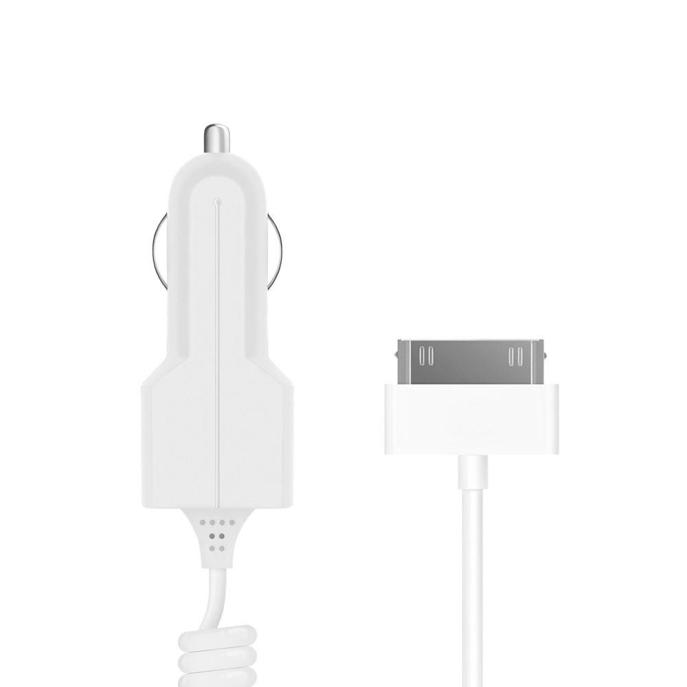 фото АЗУ 30-pin для Apple, 2.1A, белый, Prime Line