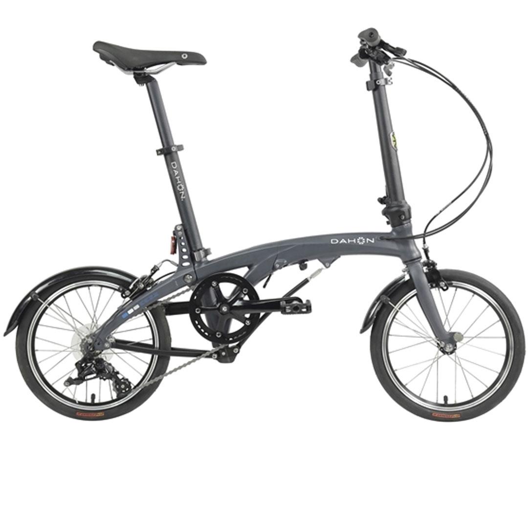 фото Складной велосипед Dahon EEZZ D3 Matt Gunmetal, колёса 16", рама алюминиевая, 3 скорости