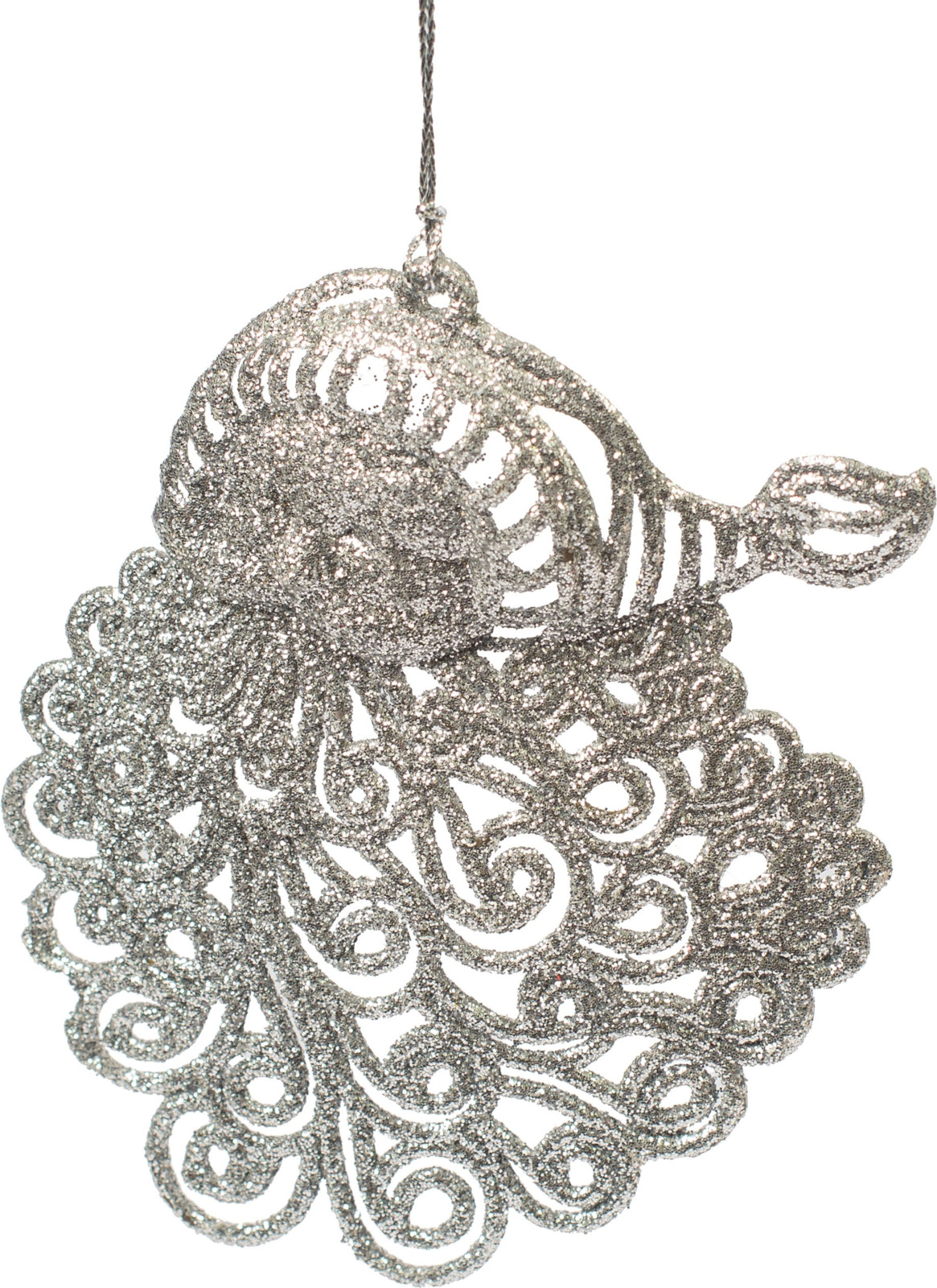 фото Подвесное украшение Magic Time Санта серебряный, 75080, серебристый, 9 х 11 см