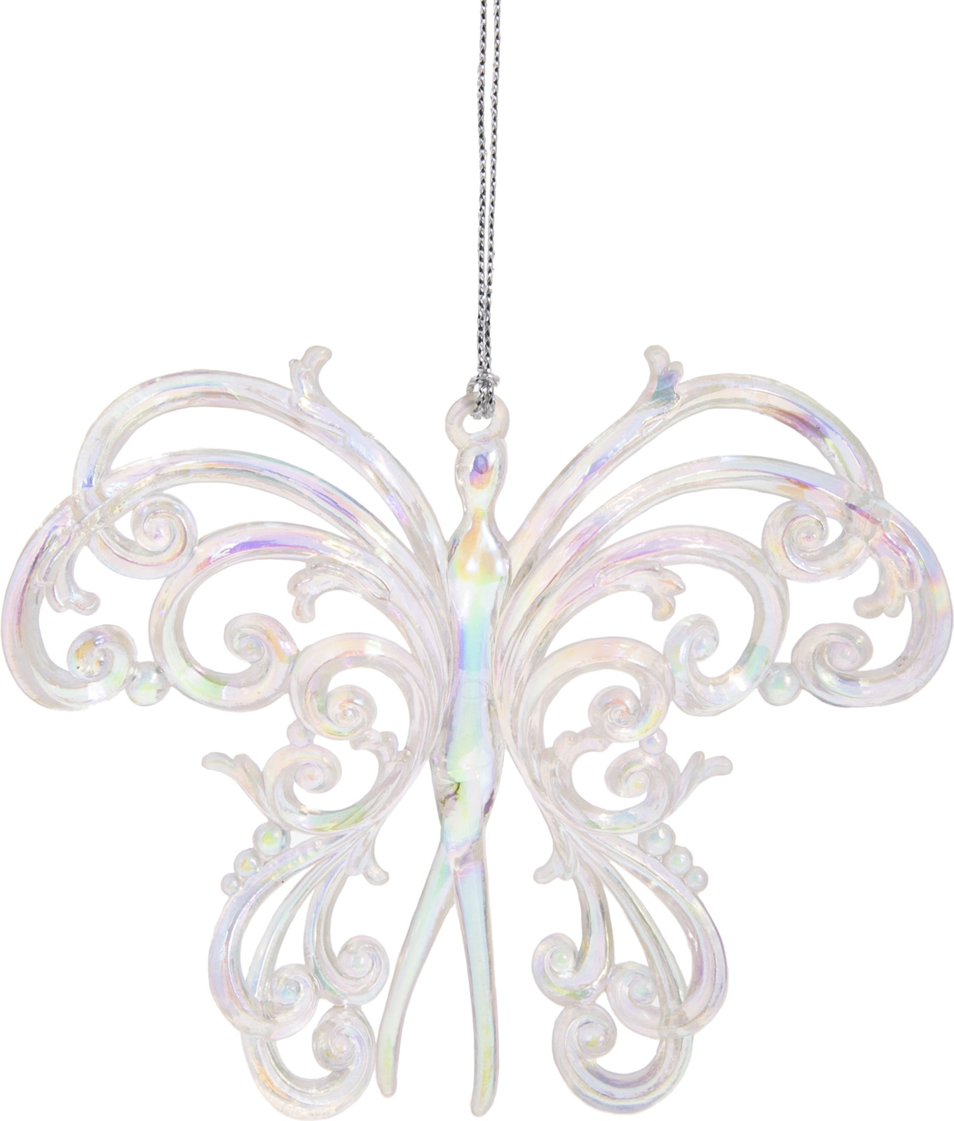 фото Подвесное украшение Magic Time Кружевная бабочка, 79374, прозрачный, 10,8 х 12,5 х 2,5 см