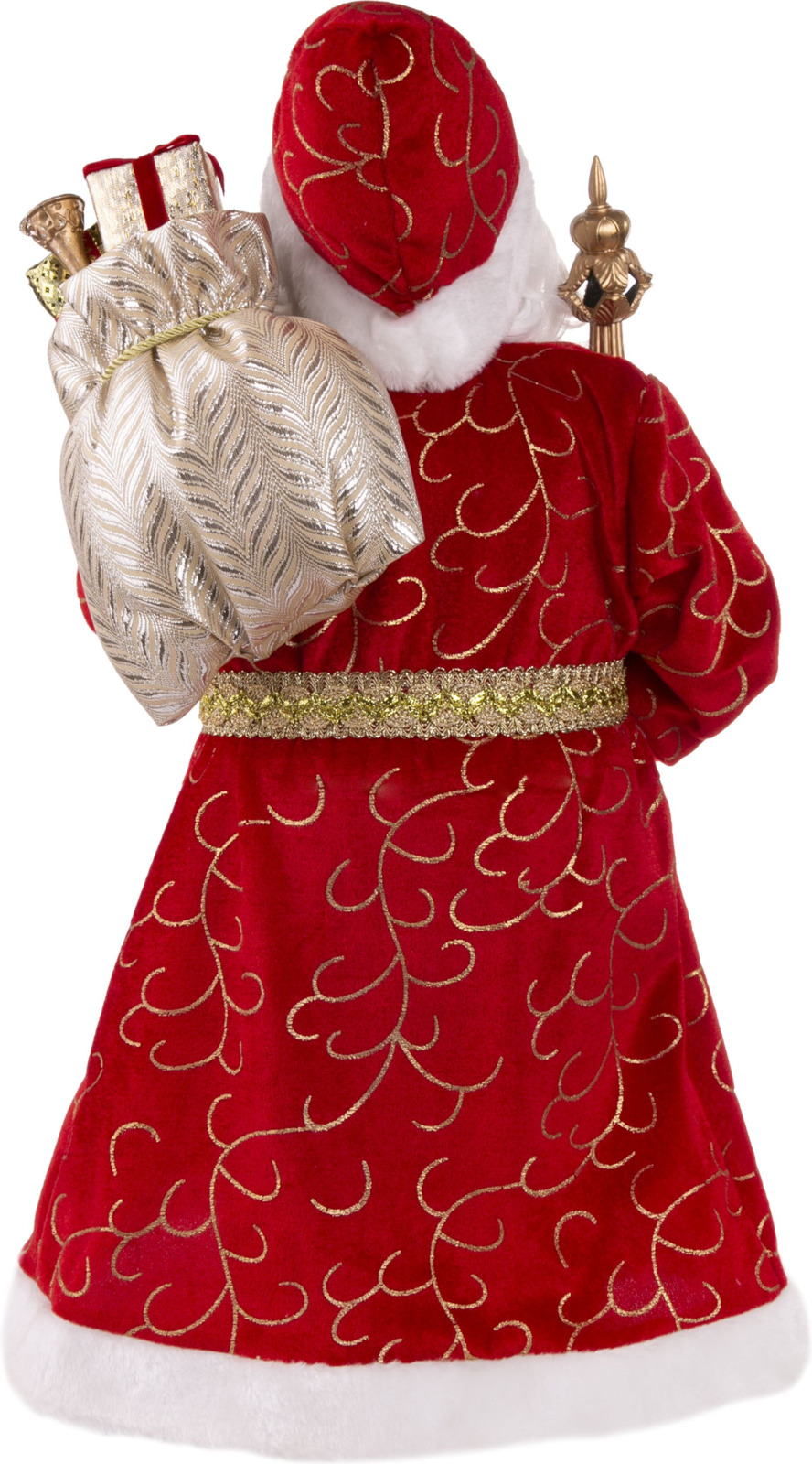 фото Фигурка праздничная Magic Time Дед Мороз в красном костюме, 80156, красный, 28,5 х 19,5 х 61 см