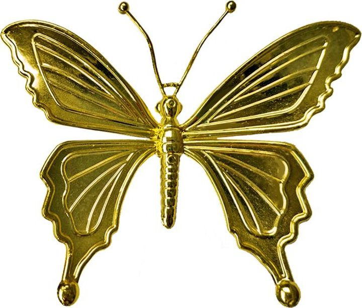 фото Подвесное украшение Magic Time Бабочка, 80244, золотистый, 15,5 х 10,5 см