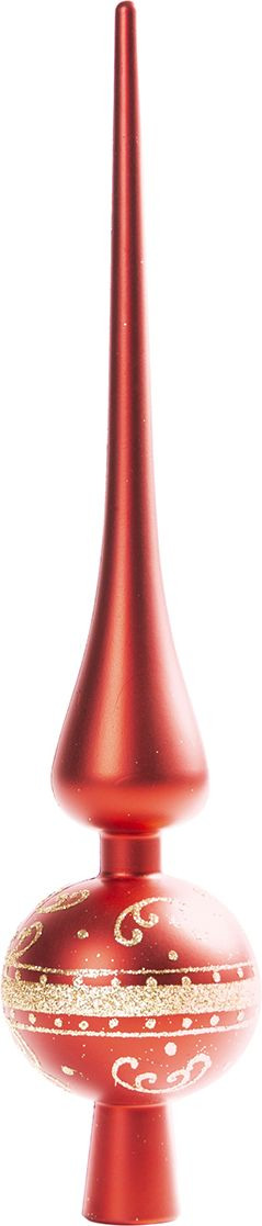 фото Макушка для ёлки Magic Time Сосулька, 80705, красный, 10,5 х 5,8 х 31 см