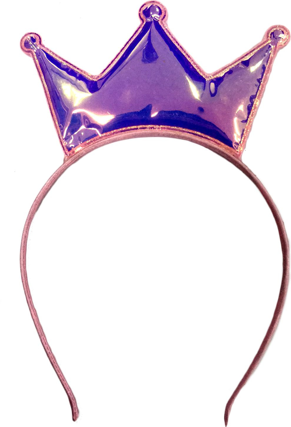 фото Ободок карнавальный Magic Time Корона, 80947, розовый, 21 х 14 х 0,5 см