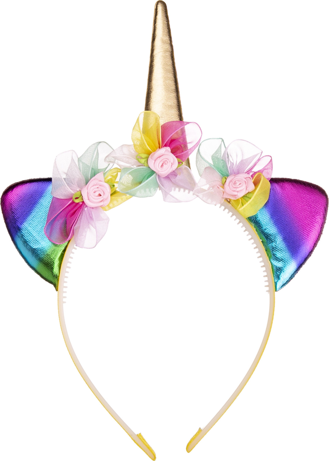 фото Ободок карнавальный Magic Time Единорог, 80970, разноцветный, 23 х 17,5 х 1,8 см