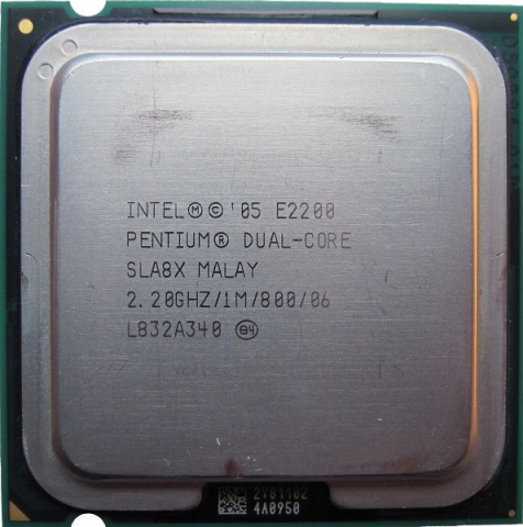 фото Процессор Intel Pentium E2200 (1M Cache, 2.20 GHz, 800 MHz FSB)