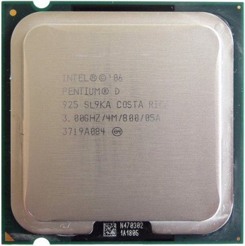 фото Процессор Intel Pentium D 925 (4M Cache, 3.00 GHz, 800 MHz FSB)