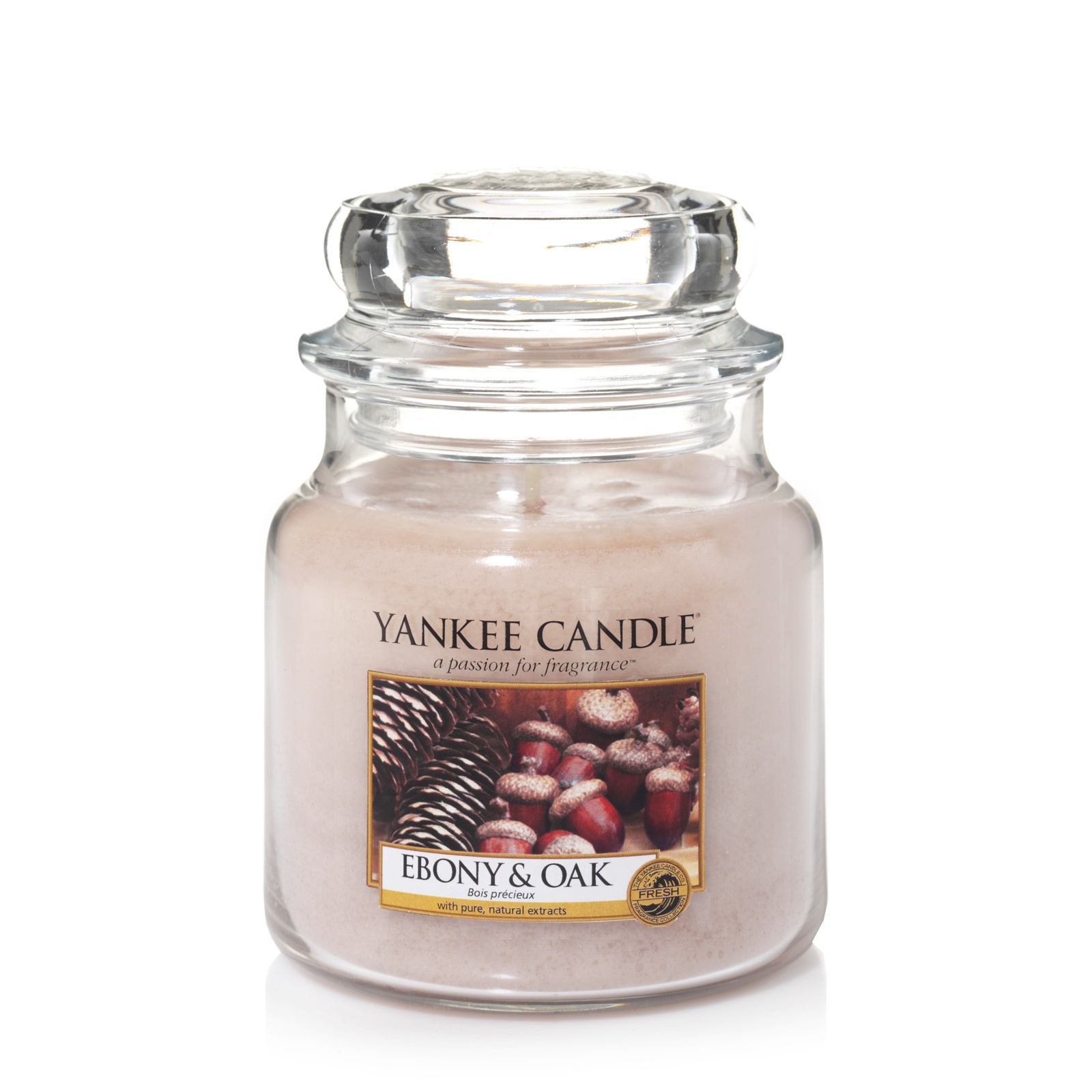 фото Свеча ароматическая Yankee Candle Дуб и Черное дерево/ Ebony and Oak 65-90 ч