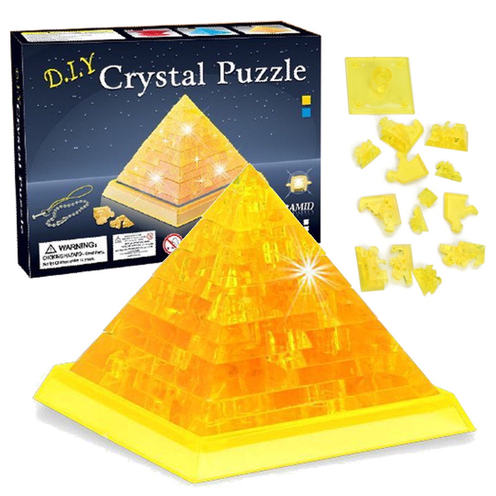 Кристаллический пазл 3d. 3d пазл пирамида Хеопса. Crystal Puzzle 3d пирамиды. 3д пазл кристаллический. Головоломка пазл Кристалл.