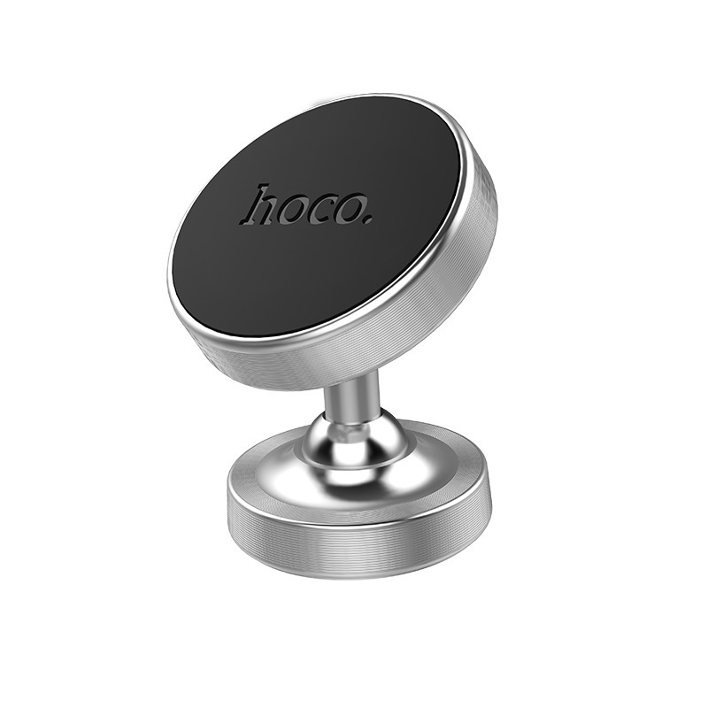 фото Держатель автомобильный HOCO CA36 Plus для смартфона, металлический на магнитах, серебряный