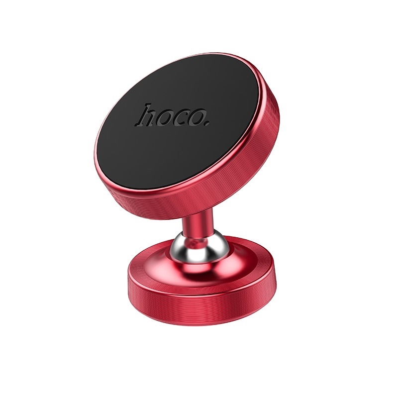 фото Держатель автомобильный HOCO CA36 Plus для смартфона, металлический на магнитах, красный