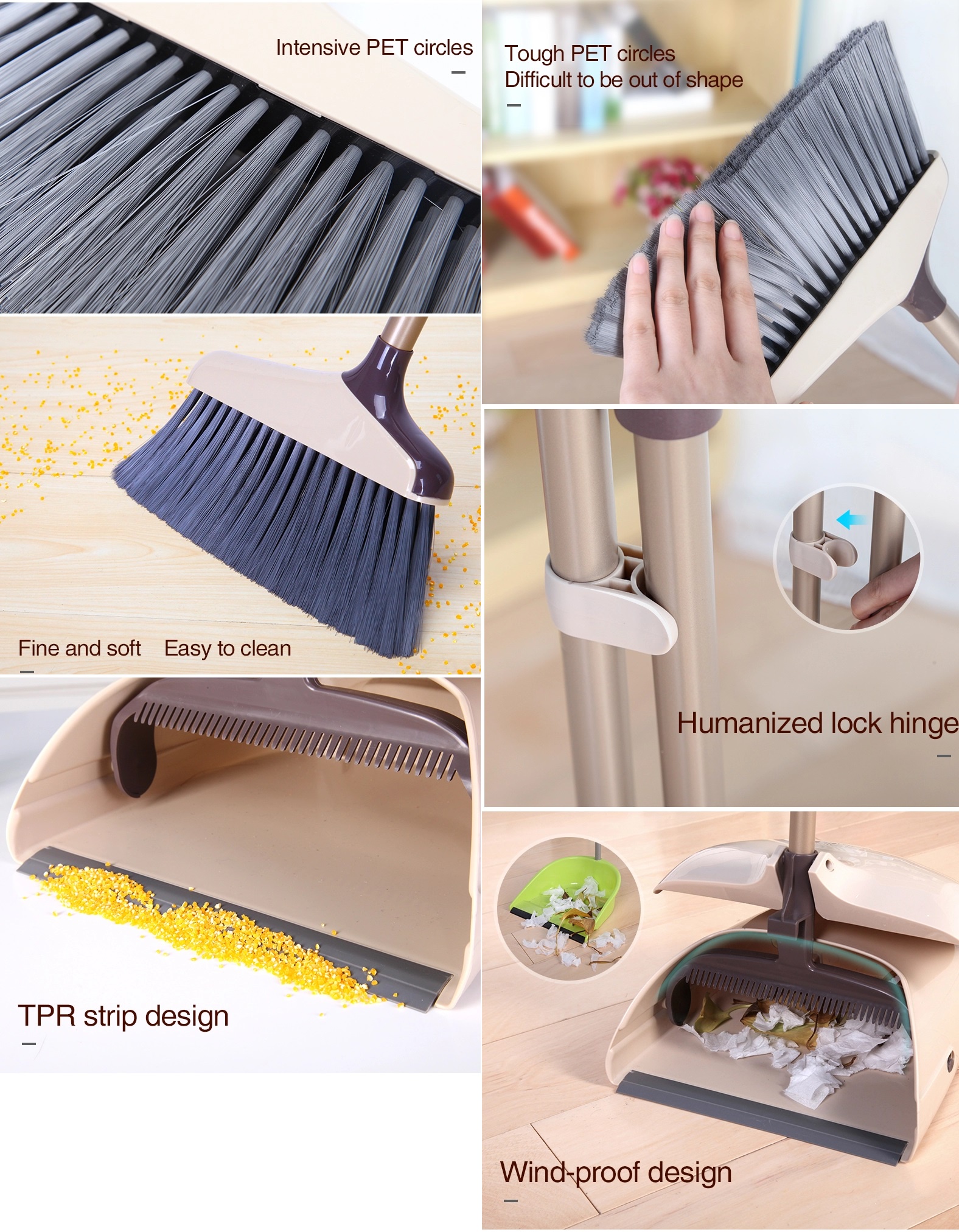 фото Закрывающийся совок с метлой Magic Cleaning Broom, KIMRIK