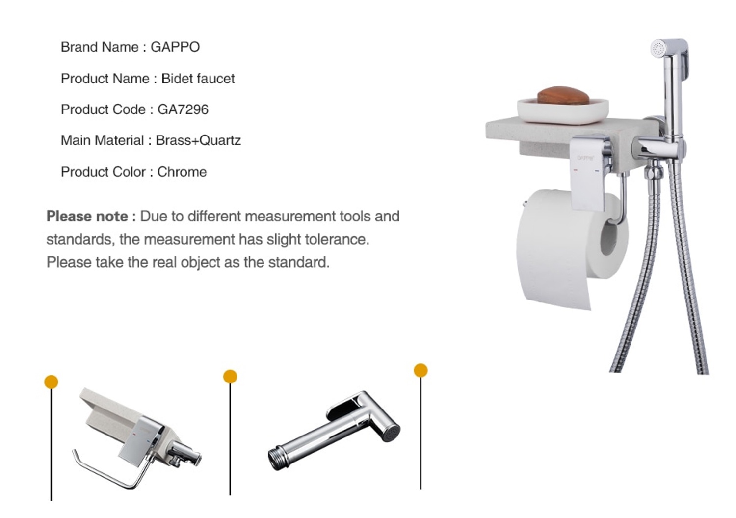 Gappo страна производитель. Gappo g7296. Gappo Gyron g7296. Смеситель с гигиеническим душем и бумагодержателем Gappo g7296.