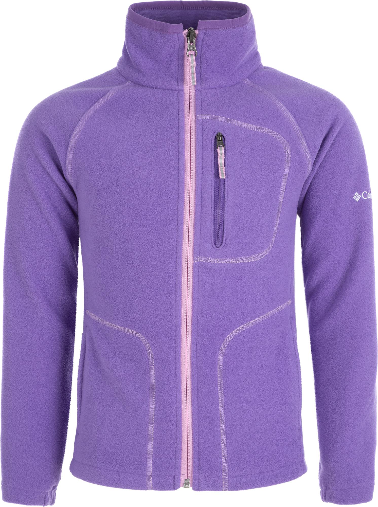 Толстовка Columbia fast Trek II Full zip Fleece Jacket розоаювая женская. Фиолетовая ЗИП худи. Columbia толстовка на молнии тонкая.