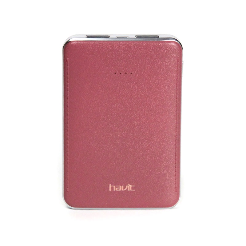 фото Аккумулятор внешний HAVIT Power Bank HV-PB004X 5000 mAh, red/brown