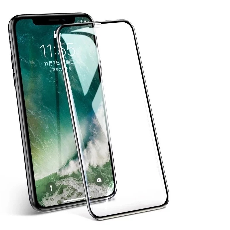 фото Защитное стекло 10D Tempered Glass для iPhone XS MAX, черный