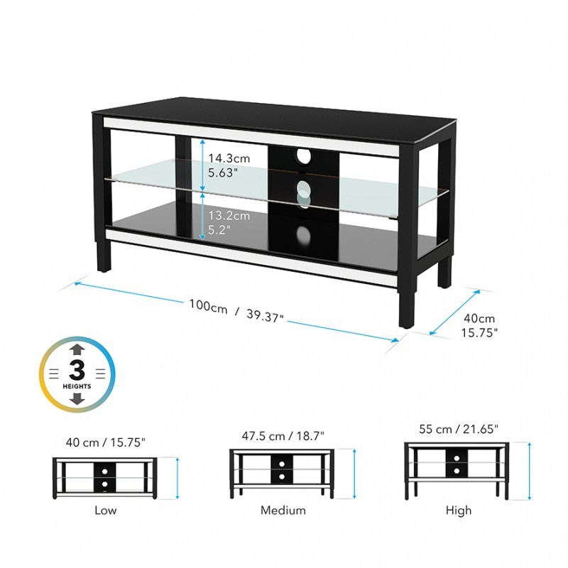 фото Тумба под телевизор AVF TWS1000A BLK BLK