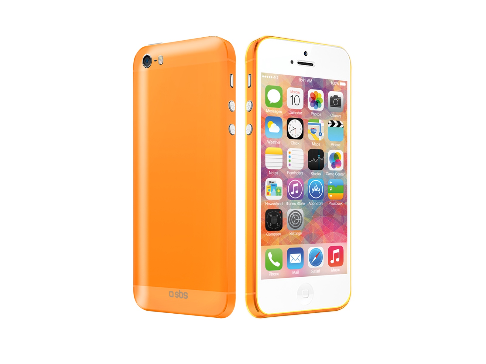 фото Чехол SBS для iPhone 5 (флуоресцентный, оранжевый)