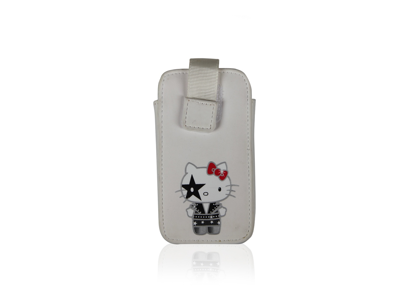 фото Чехол-карман SBS для iPhone 4/4S (Hello Kitty Kiss, белый)