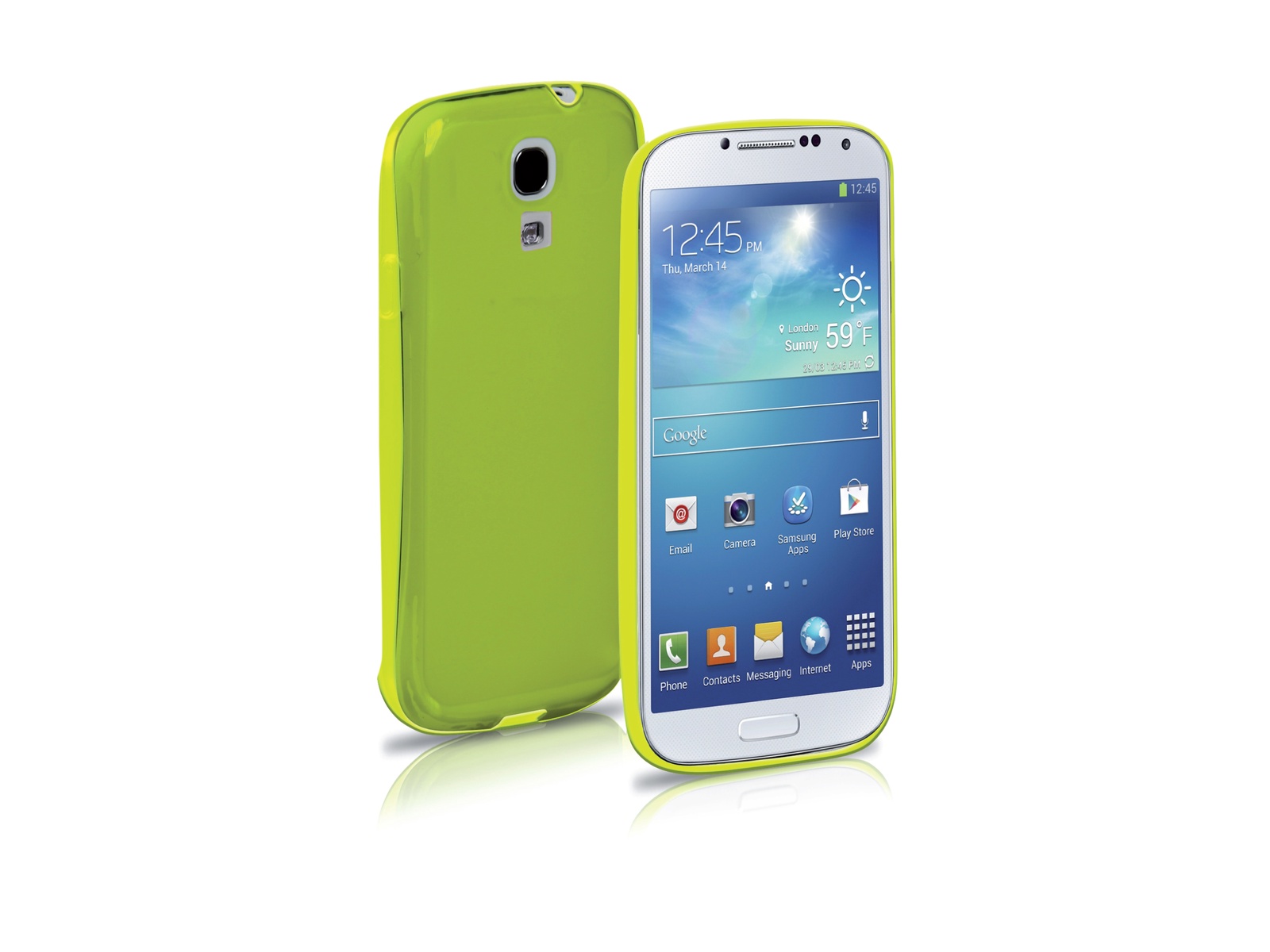 фото Чехол SBS для Samsung Galaxy S4 (флуоресц., желтый)