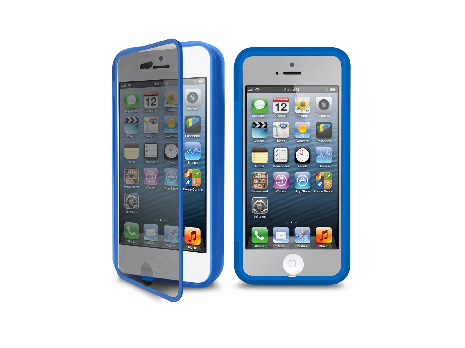 фото Кейс пластиковый SBS для iPhone 5 (touchcase, синий)