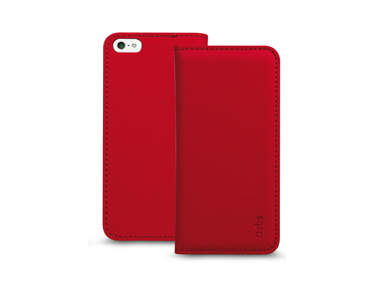 фото Чехол-книжка SBS для iPhone 5/5S (Bookstyle, красный)