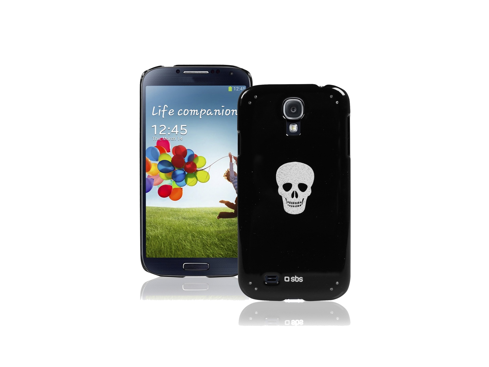 фото Чехол Bijoux SBS для Samsung Galaxy S4 Mini (блестки, черный)