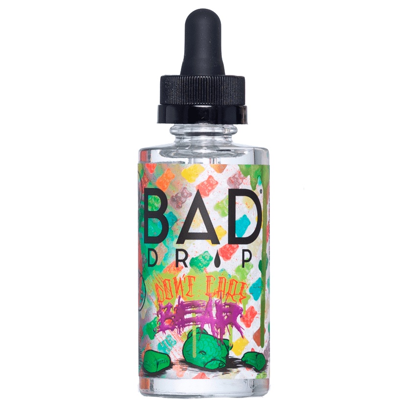 Жидкость для вейпа без никотина. Жидкость Bad Drip don't Care Bear 60 мл. Bad Drip 60ml. Жижа Bad Drip 60 ml. Жижа для вейпа Bad Drip.