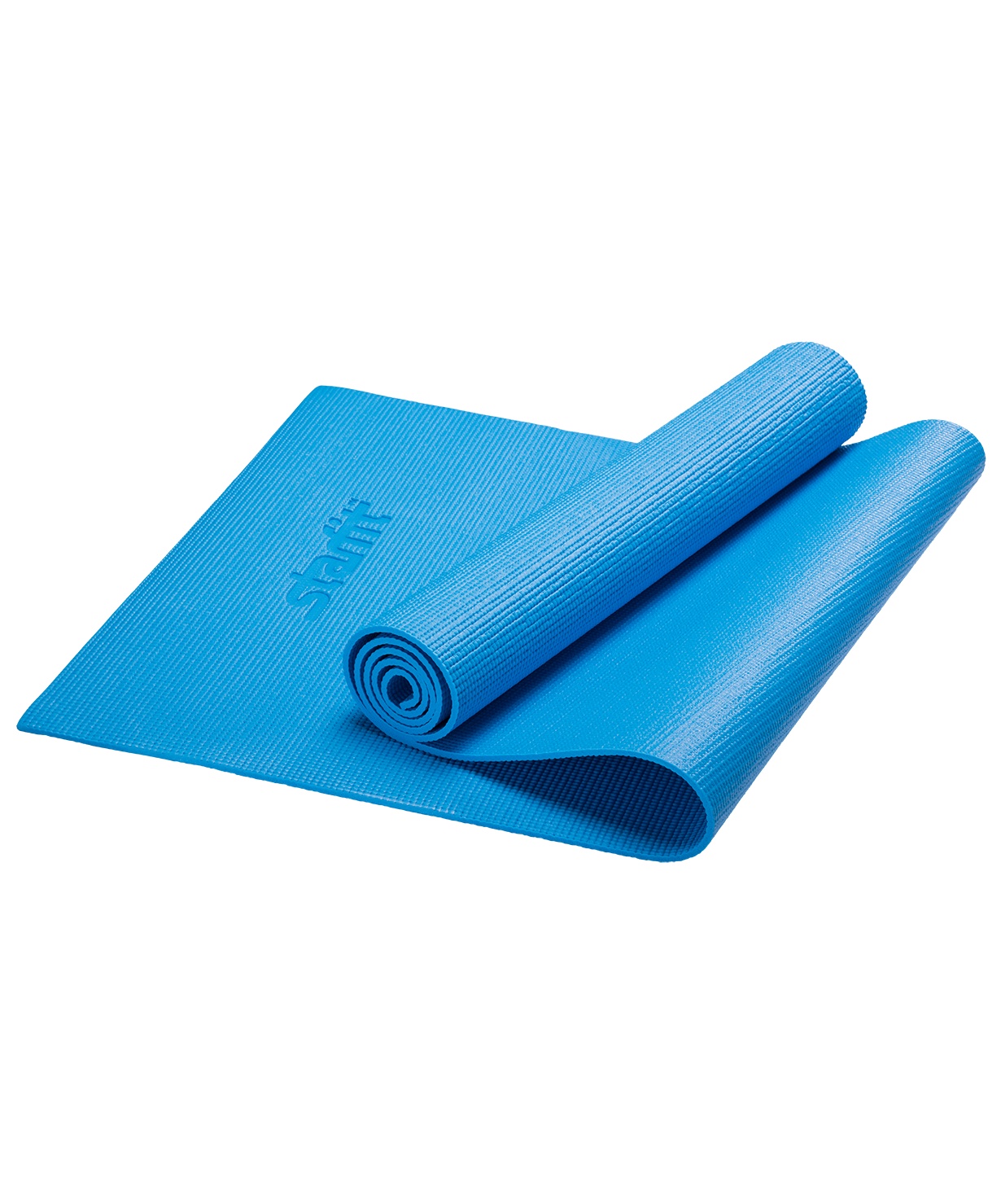 фото Коврик для йоги STARFIT FM-101 PVC 173x61x1,0 см, синий