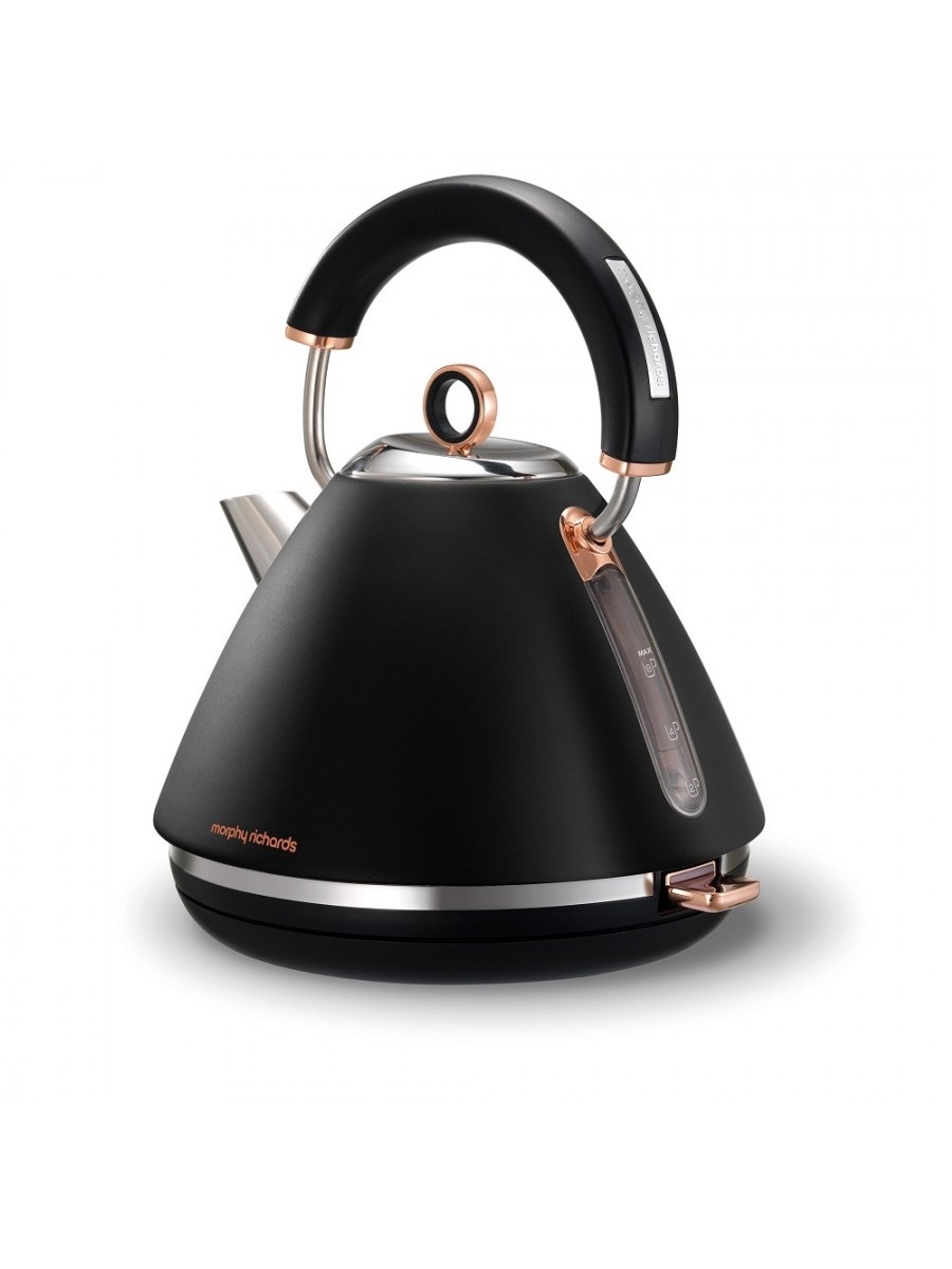 Купить электрический чайник Morphy Richards Accents, Металл, черный ...