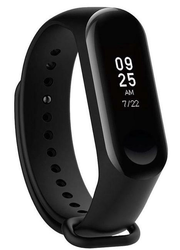 фото Ремешок силиконовый для фитнес трекера Xiaomi Mi Band 3, фиолетовый Zotcase