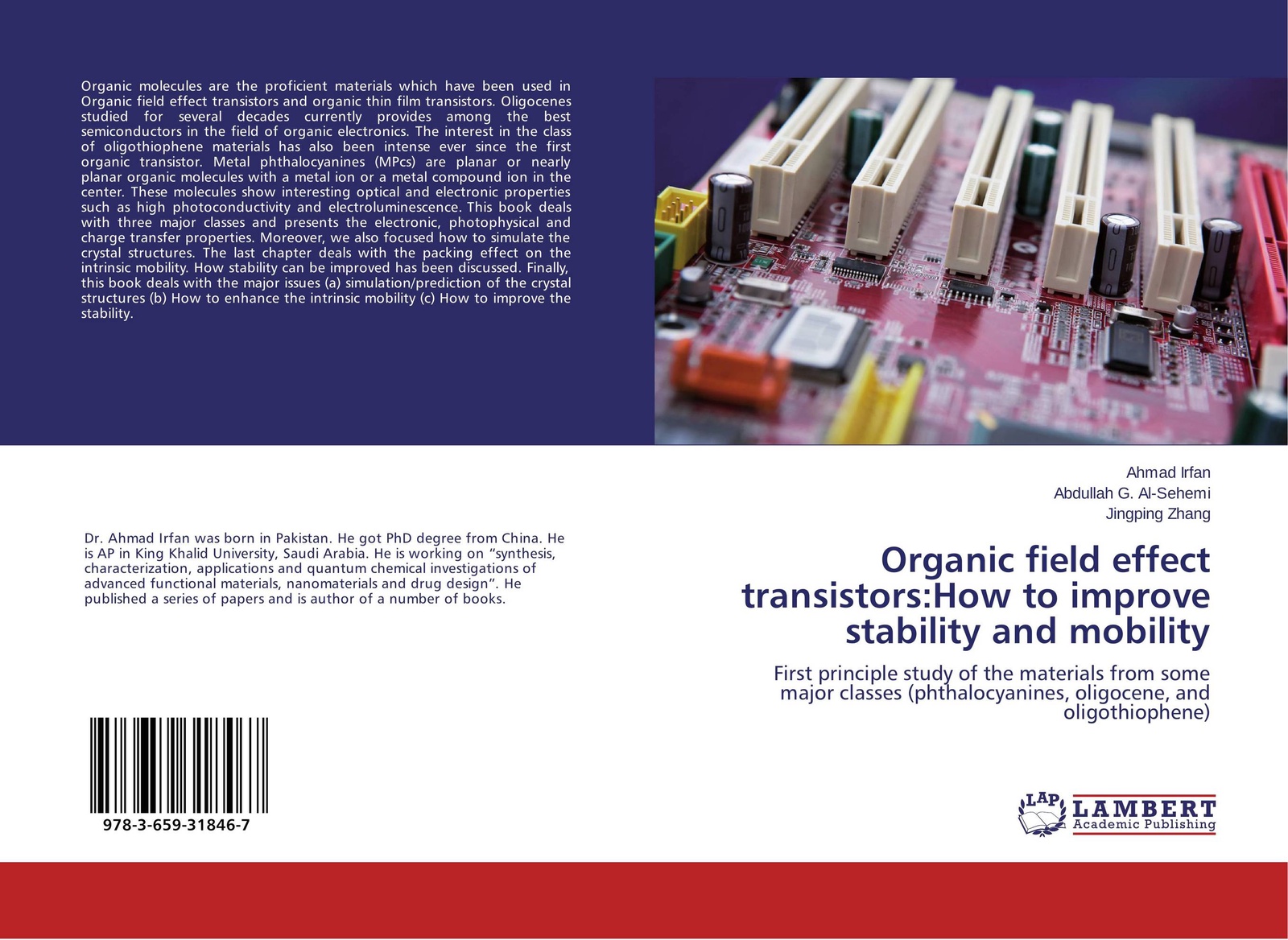 Organic field-Effect Transistor. Which materials used for Semiconductors. Organic field-Effect Transistors c60 photo. Field effect
