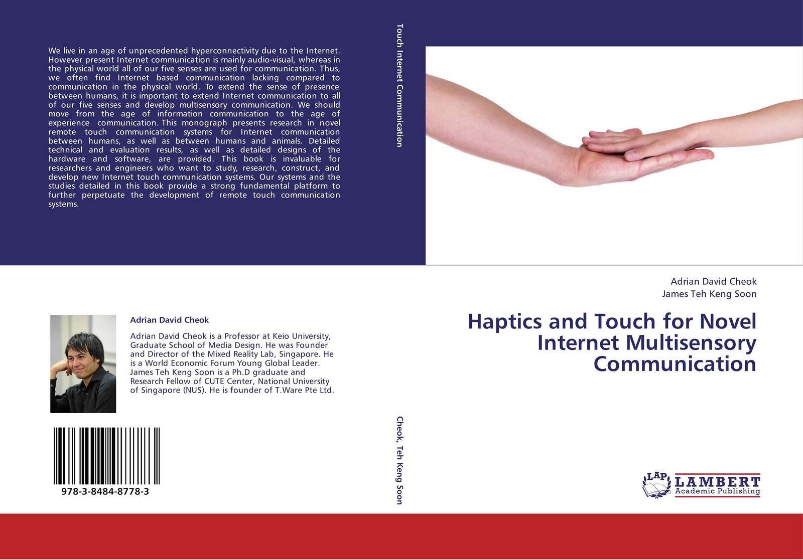 Adrian Cheok. Haptics. Touch communication. Haptics in non-verbal communication.