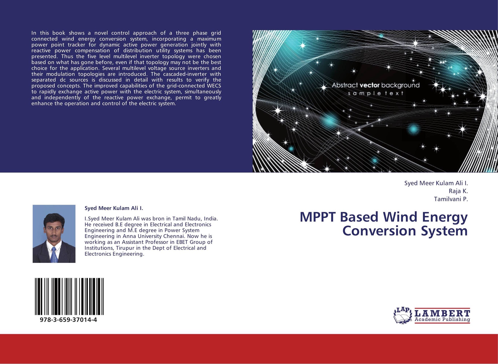 Syed Meer Kulam Ali I.,Raja K. and Tamilvani P. MPPT Based Wind Energy Conversion System цена Syed Meer Kulam Ali I.,Raja K. and Tamilvani P. MPPT Based Wind Energy Conversion System цены онлайн