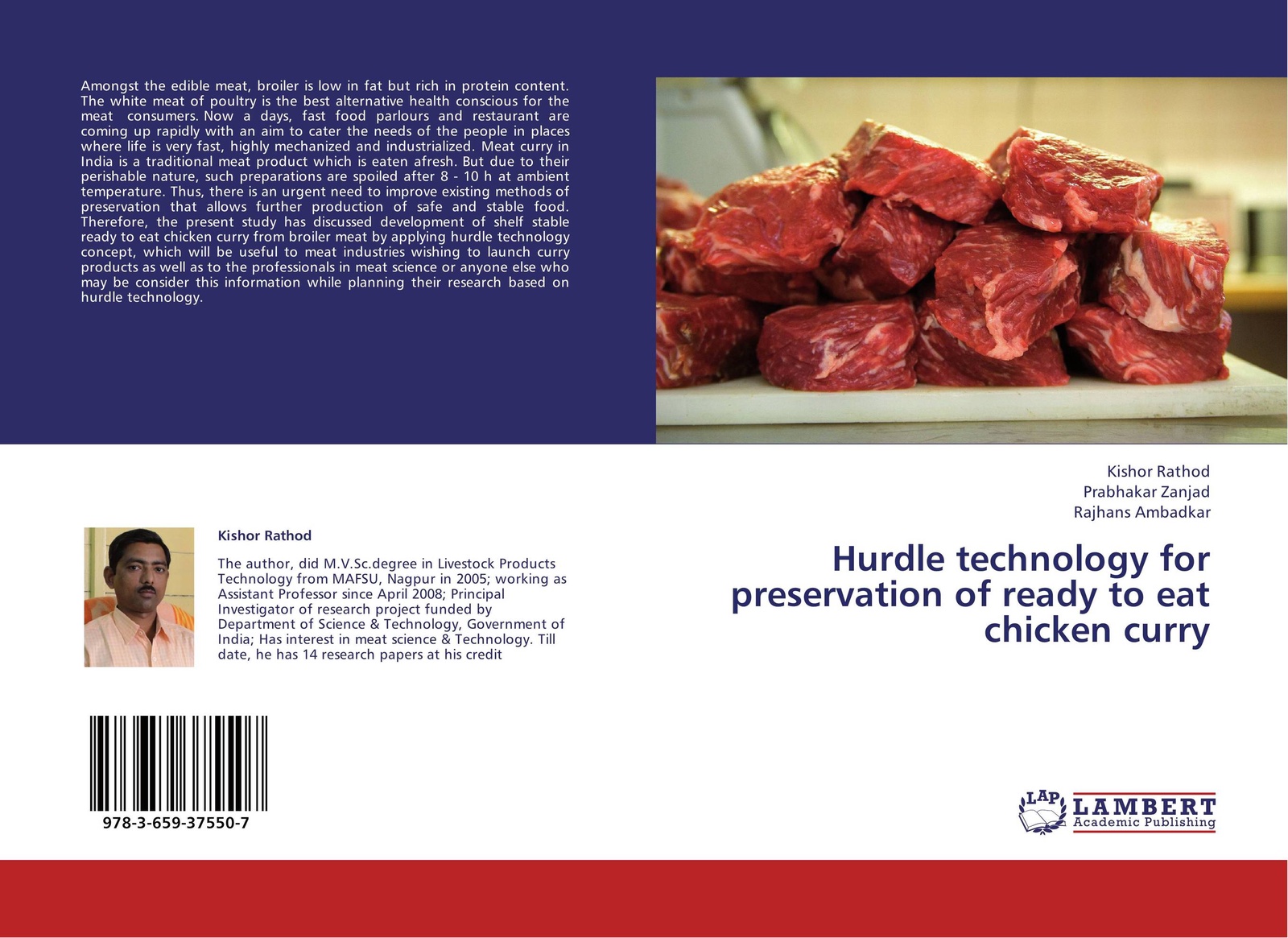 Hurdle Technology in food Preservation. Edible meat. Food of animal Origin.