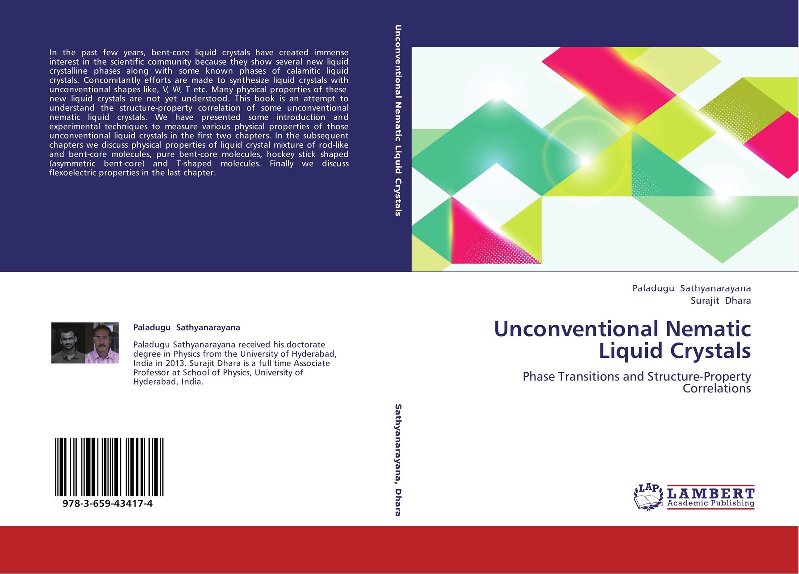 Paladugu Sathyanarayana and Surajit Dhara Unconventional Nematic Liquid Crystals Paladugu Sathyanarayana and Surajit Dhara Unconventional Nematic Liquid Crystals