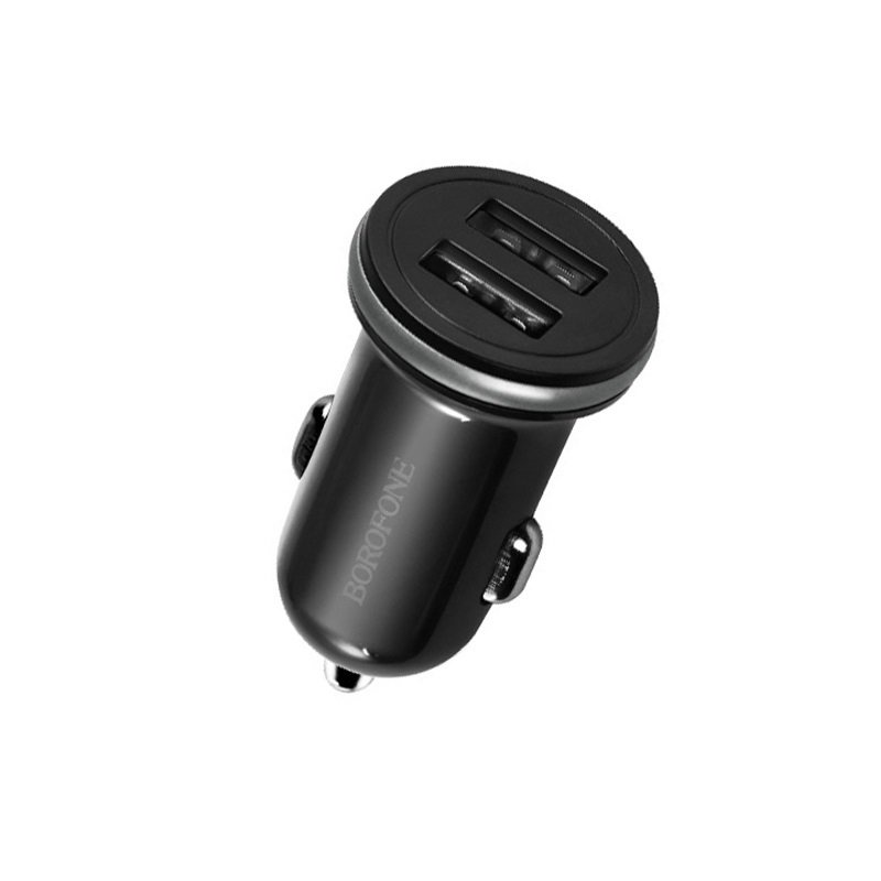 фото Автомобильное зарядное устройство Borofone BZ5 CarPal dual port car charger Black