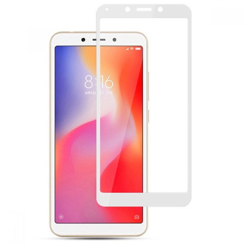 фото Полноэкранное защитное стекло для Xiaomi Redmi 6/6A Нет бренда